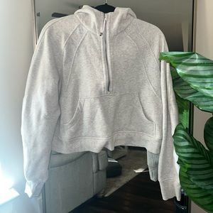 Heathered Core Ultra Light Grey Lululemon Scuba Hoodie M/L